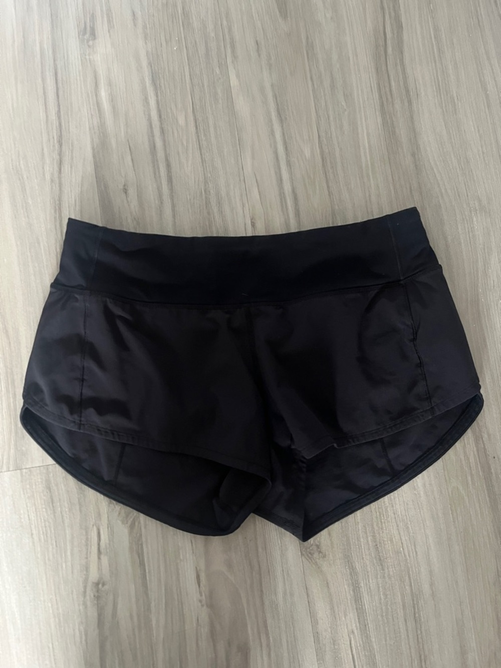 lululemon athletica Black Athletic Running Shorts